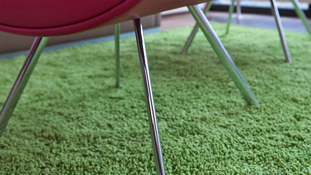 Grüner Teppichboden von Mayer Maler und Ausbau Erlangen